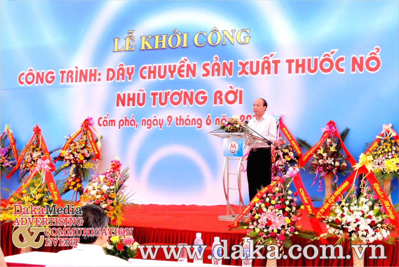 Khởi công nhà máy sản xuất thuốc nổ nhũ tương rời
